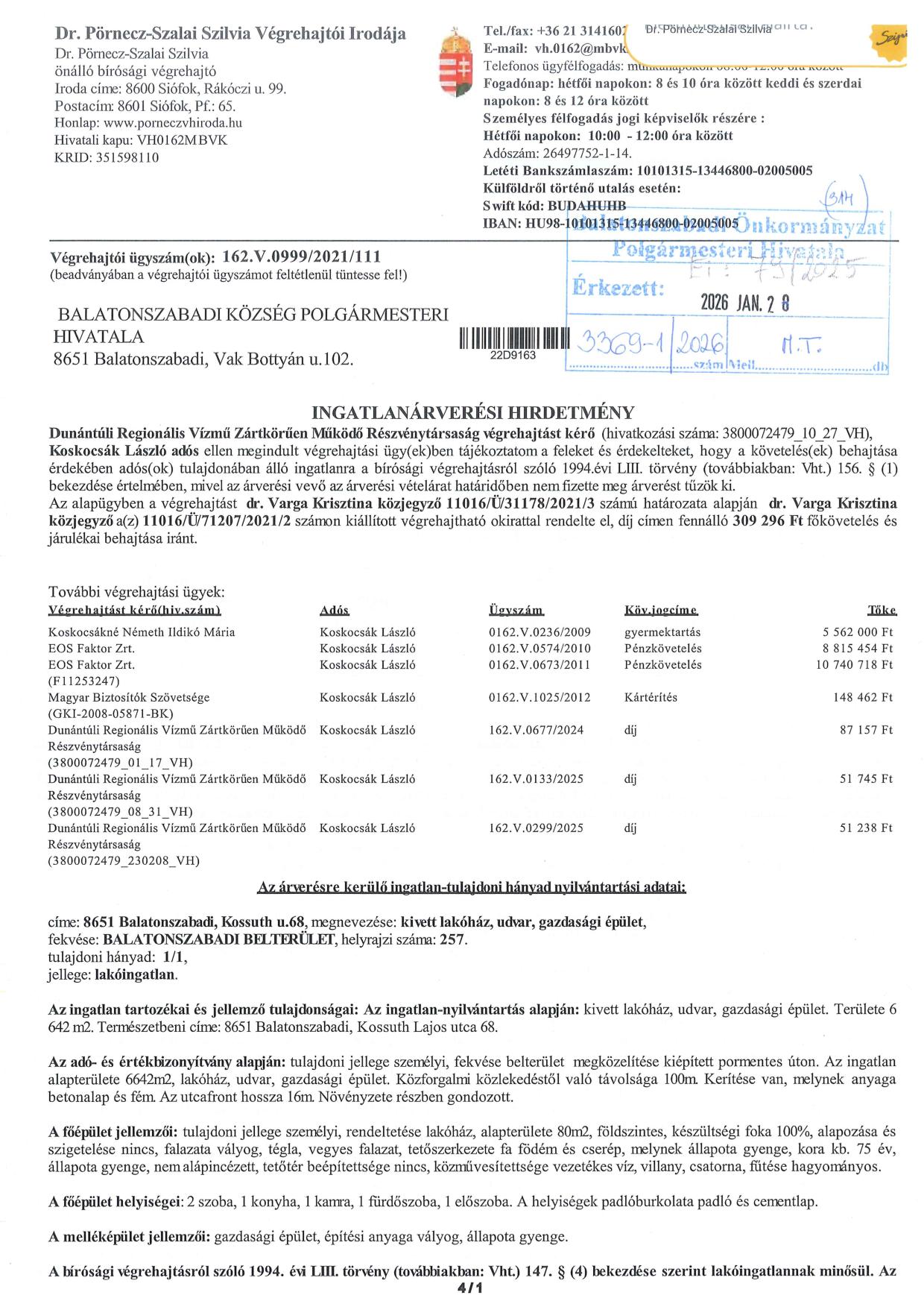 162.V.0999 2021 111. BSZ 257 hrsz  1